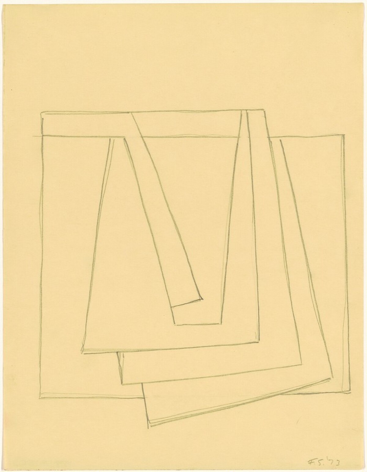 Untitled by Frank Stella