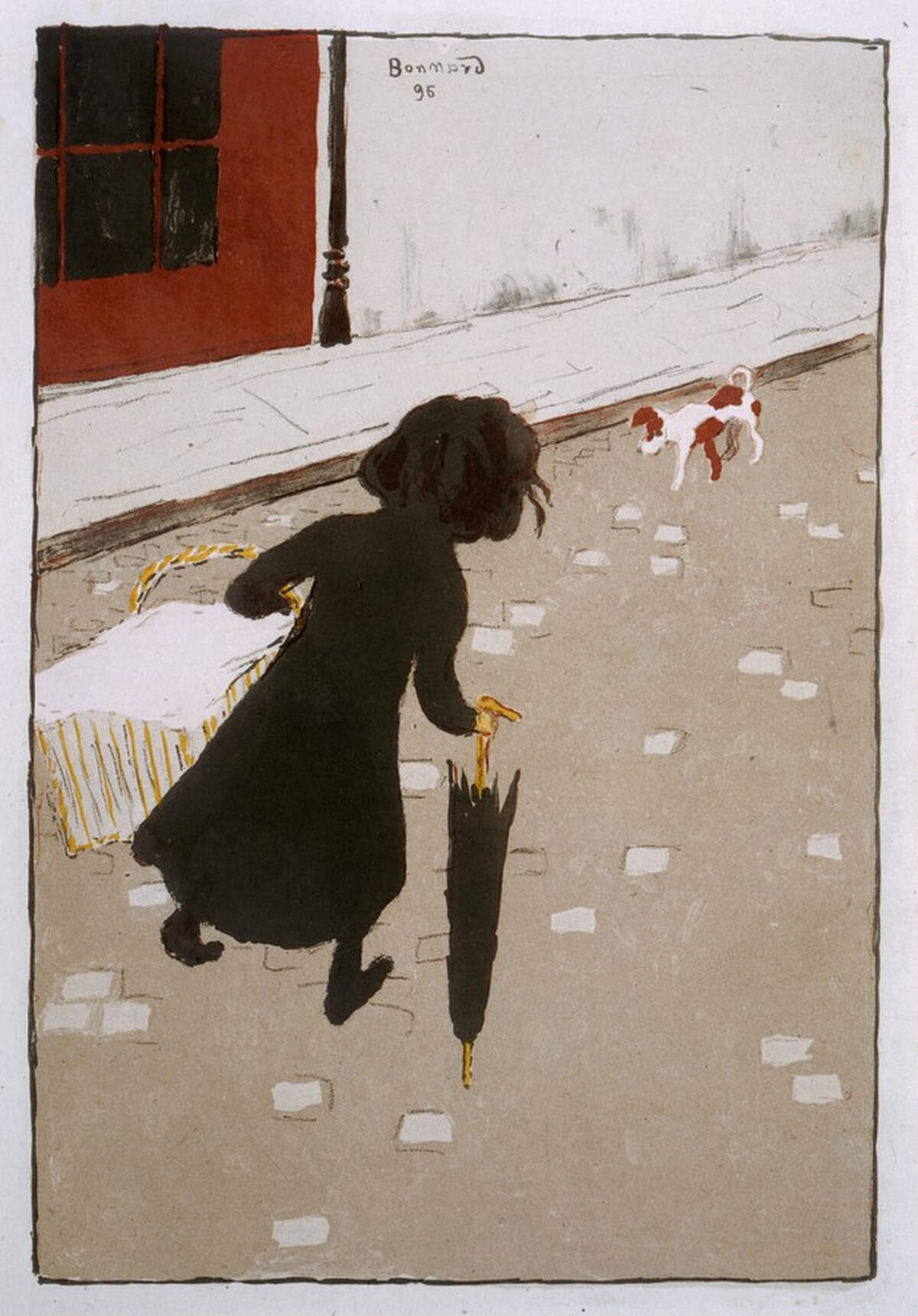 The Laundress (La blanchisseuse) by Pierre Bonnard