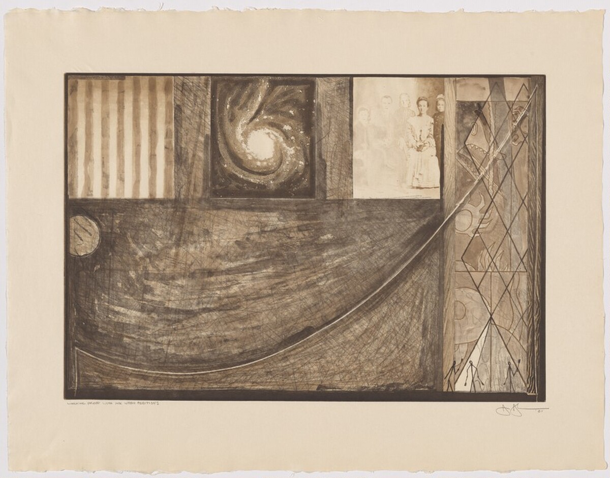 Untitled [working proof] by Jasper Johns