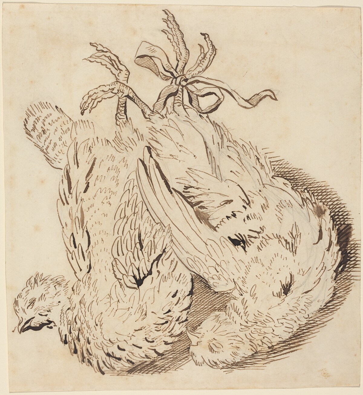Two Dead Chickens by British 18th Century