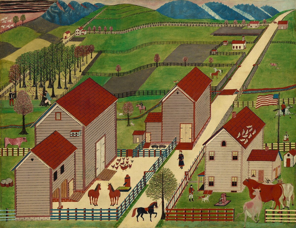Mahantango Valley Farm by American 19th Century