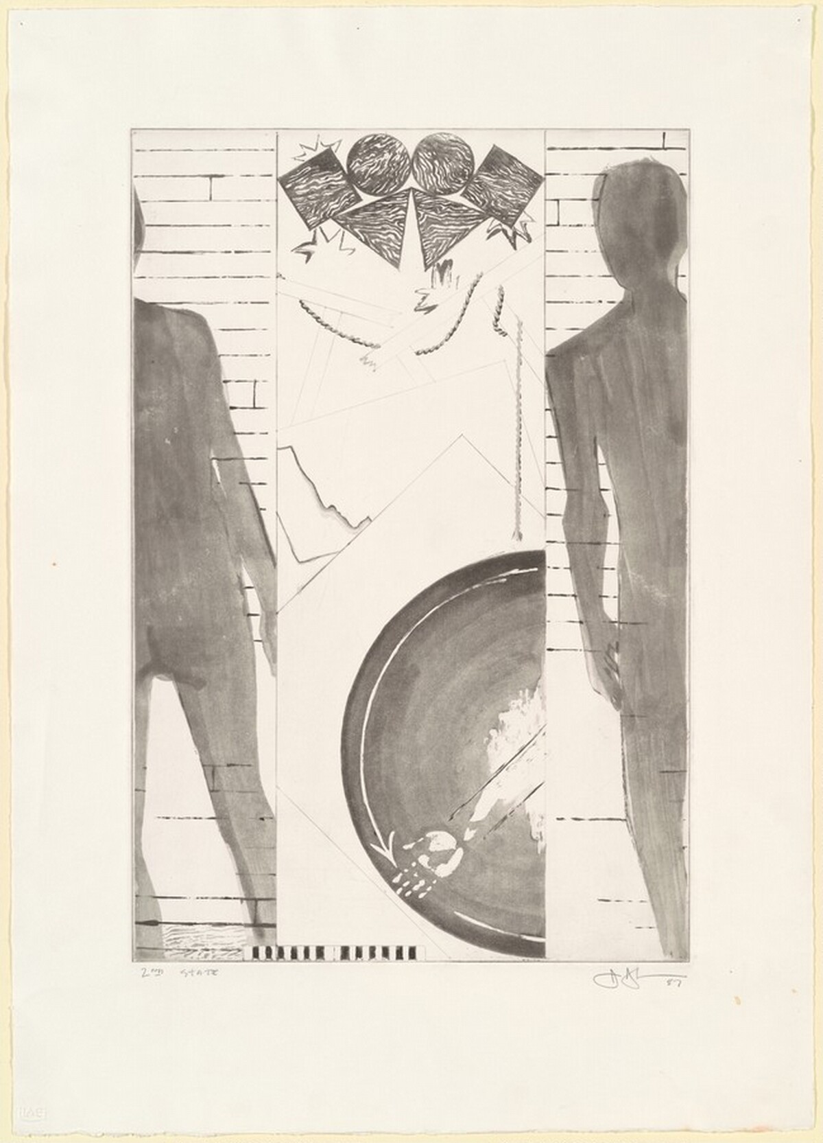The Seasons (Fall) [state proof of 2nd state] by Jasper Johns