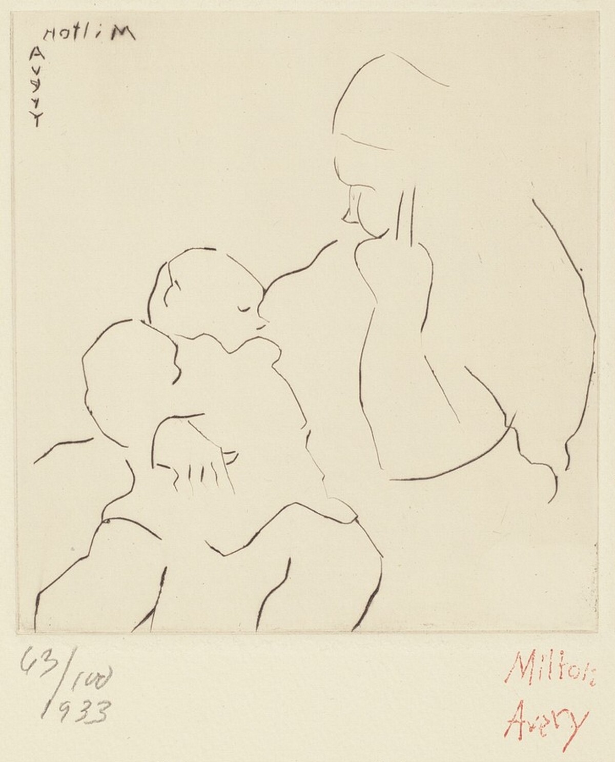 Nursing Baby by Milton Avery