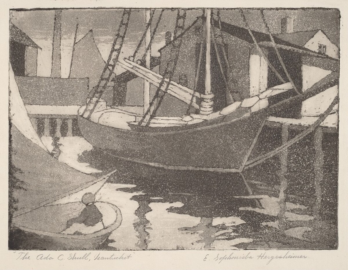 Ada C. Shull, Nantucket by Ella Sophonisba Hergesheimer
