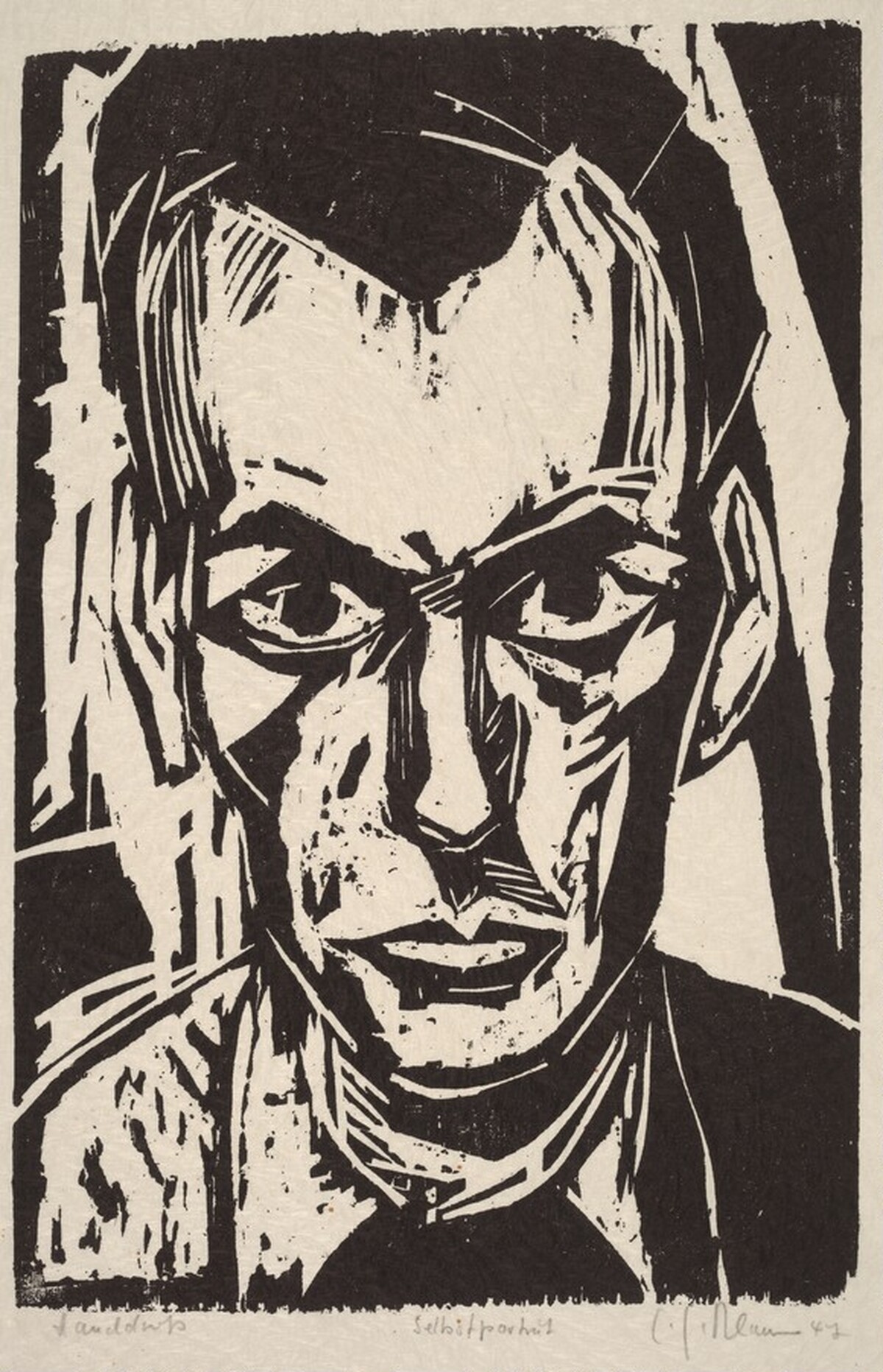 Selbstporträt (Self Portrait) by Carl-Heinz Kliemann