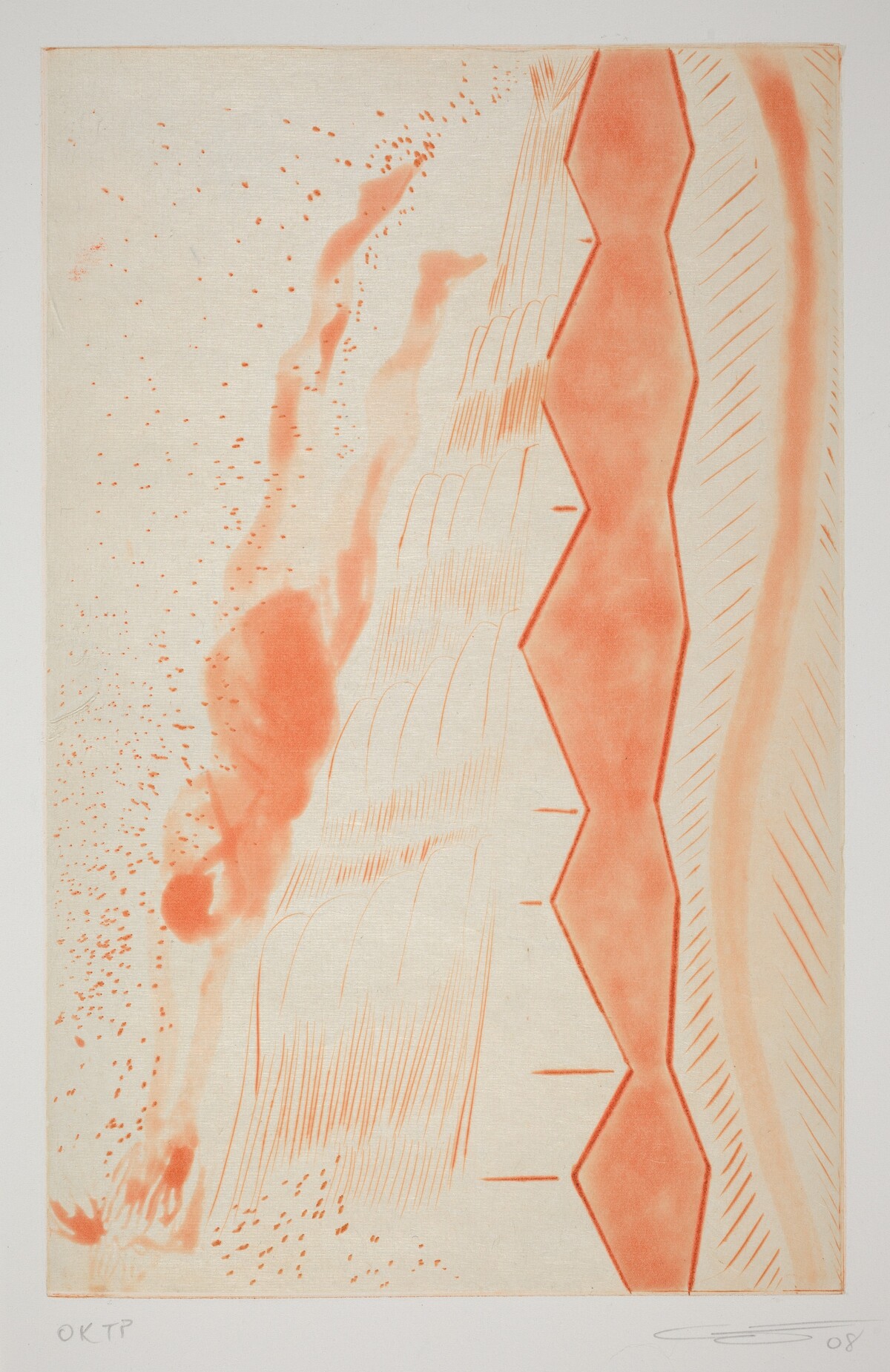 Rainbow - Orange Ramo by Chris Ofili