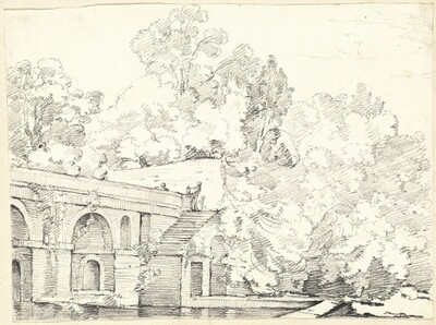 The Fishpond at Villa Madama
