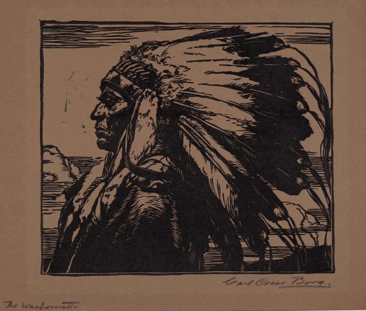 The Warbonnett by Carl Oscar Borg
