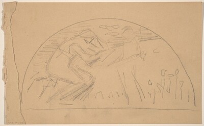 Study for a Lunette [recto]