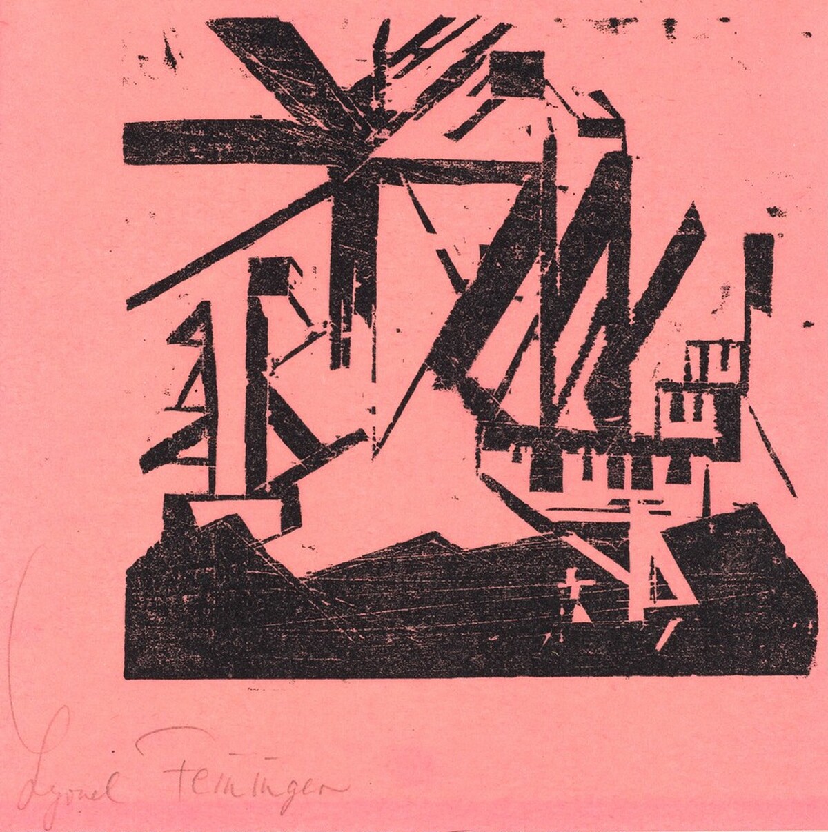 Ships and Sun, 3 (Schiffe und Sonne, 3) by Lyonel Feininger