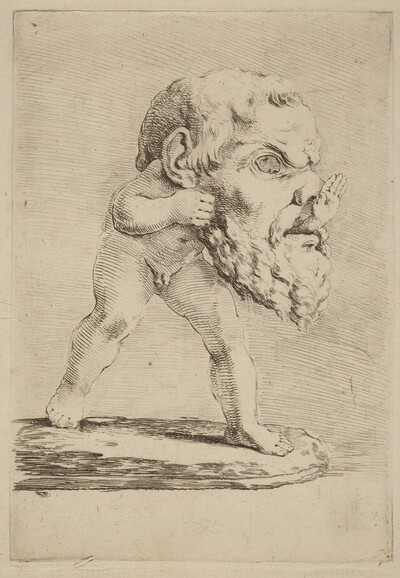 Child Wearing a Mask