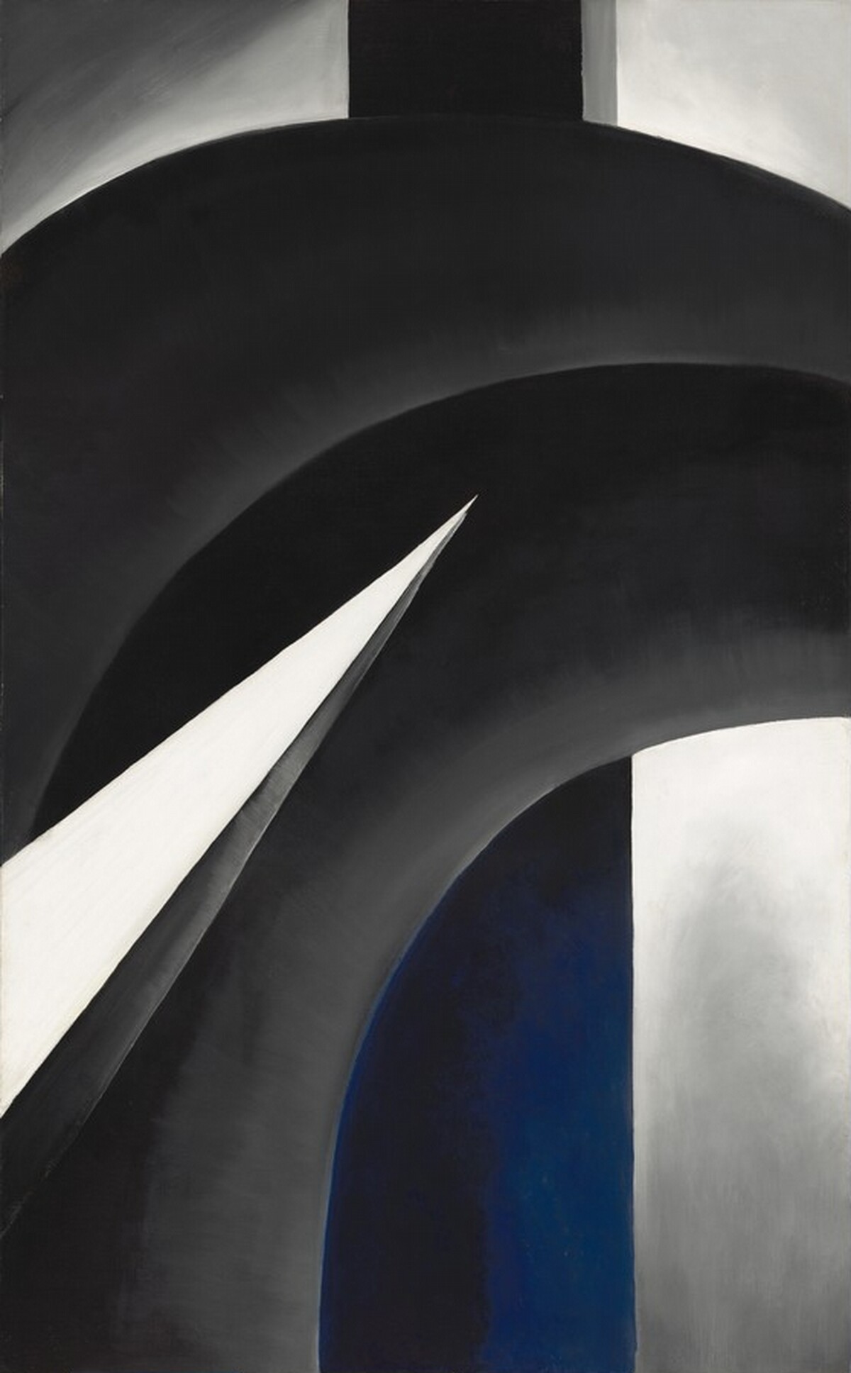 Black White and Blue by Georgia O'Keeffe