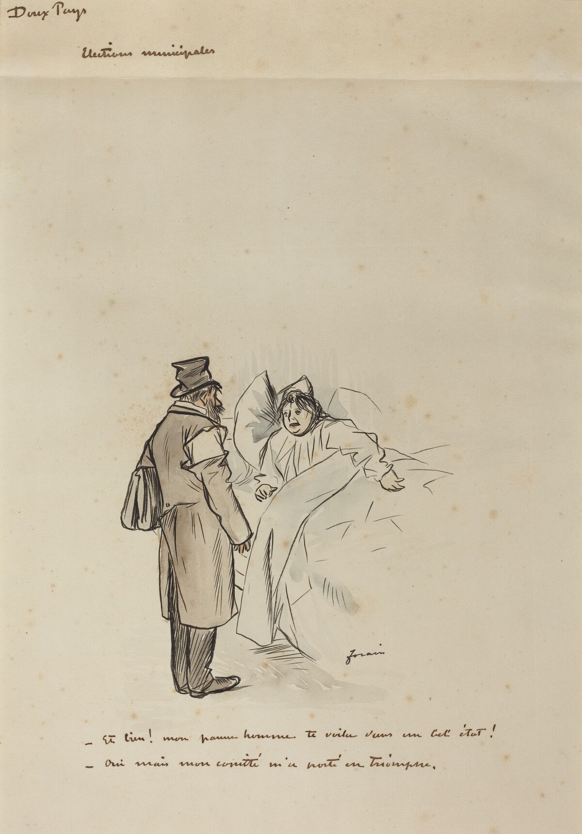 Elections Municipales by Jean-Louis Forain