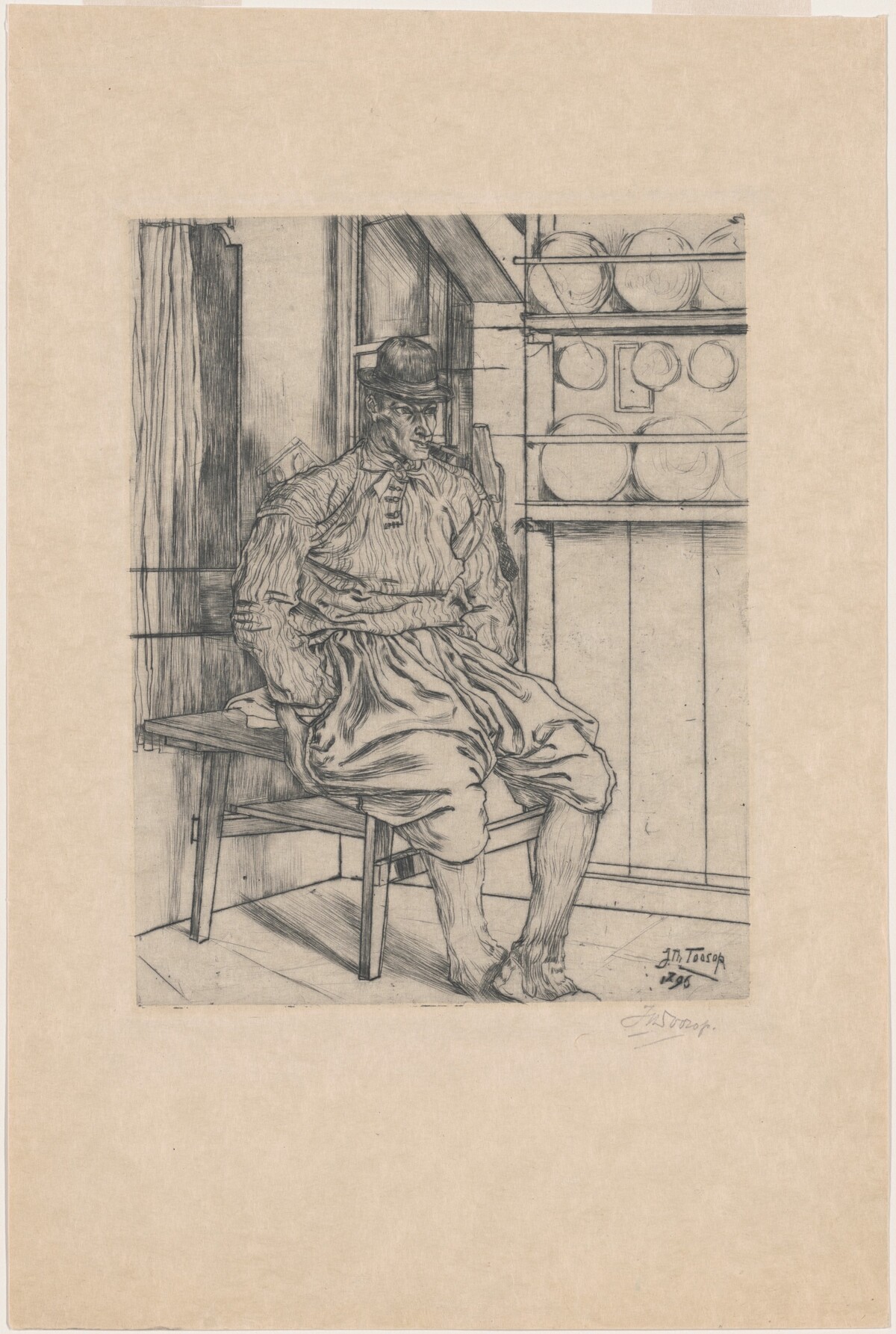 Fisherman from Marken by Jan Toorop