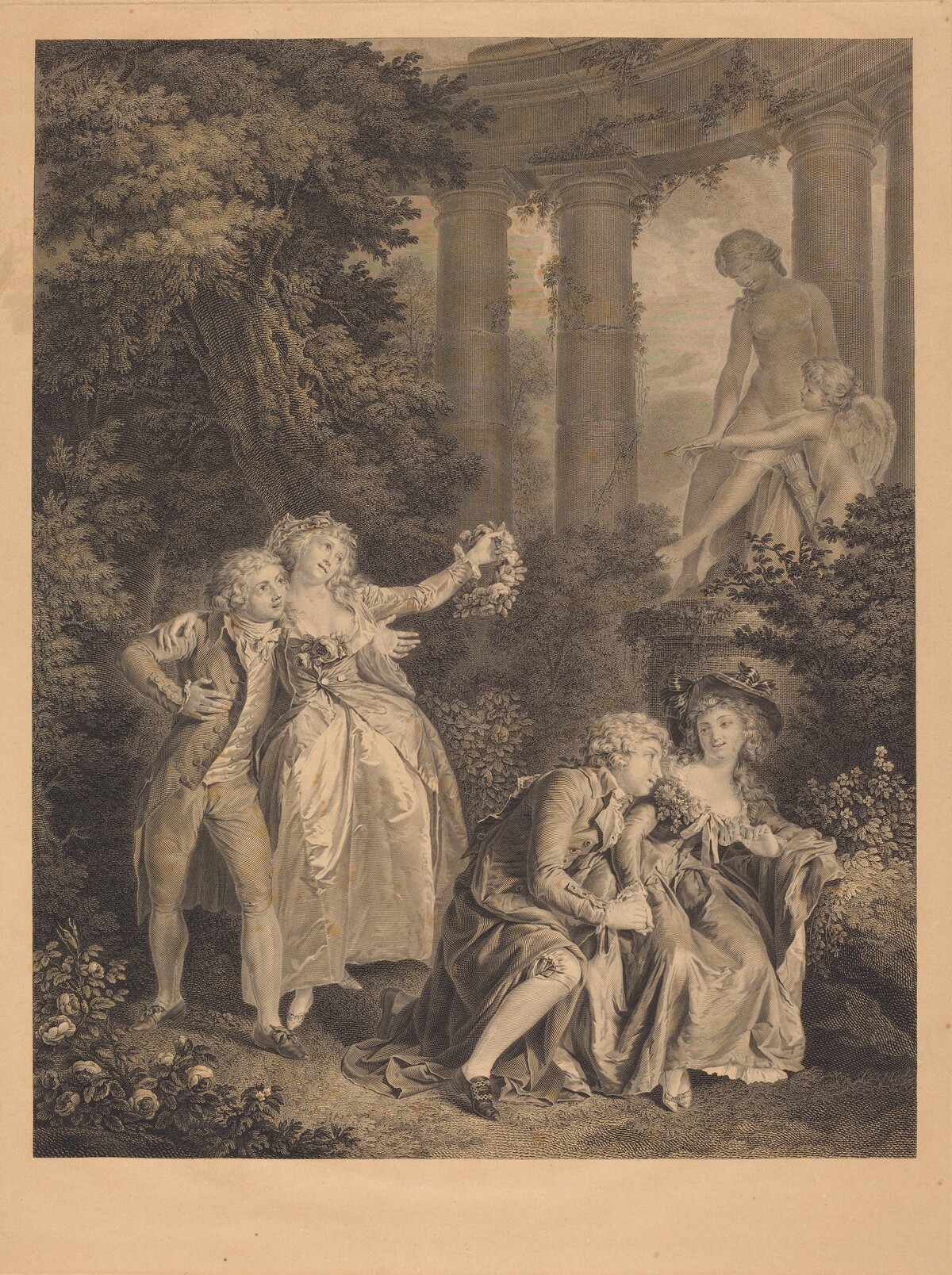Le Serment by Charles-Clement Bervic after Louis Rolland Trinquesse