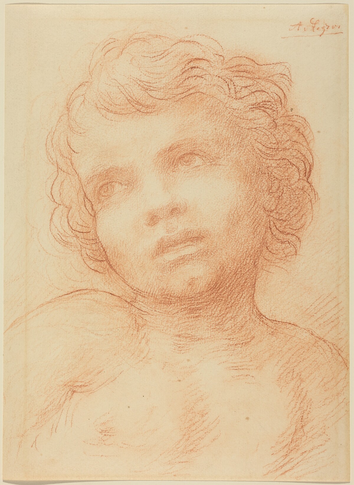 Head of a Child by Alphonse Legros