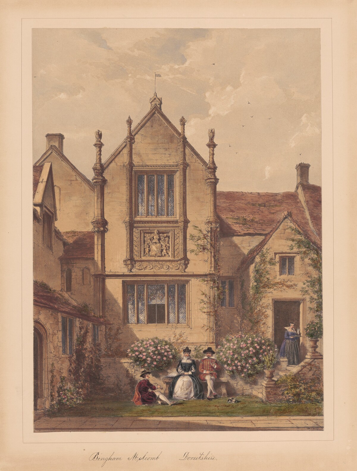 Bingham-Melcomb, Dorsetshire by Joseph Nash