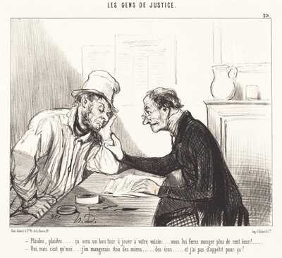Plaidez... ça sera un bon tour a jouer...