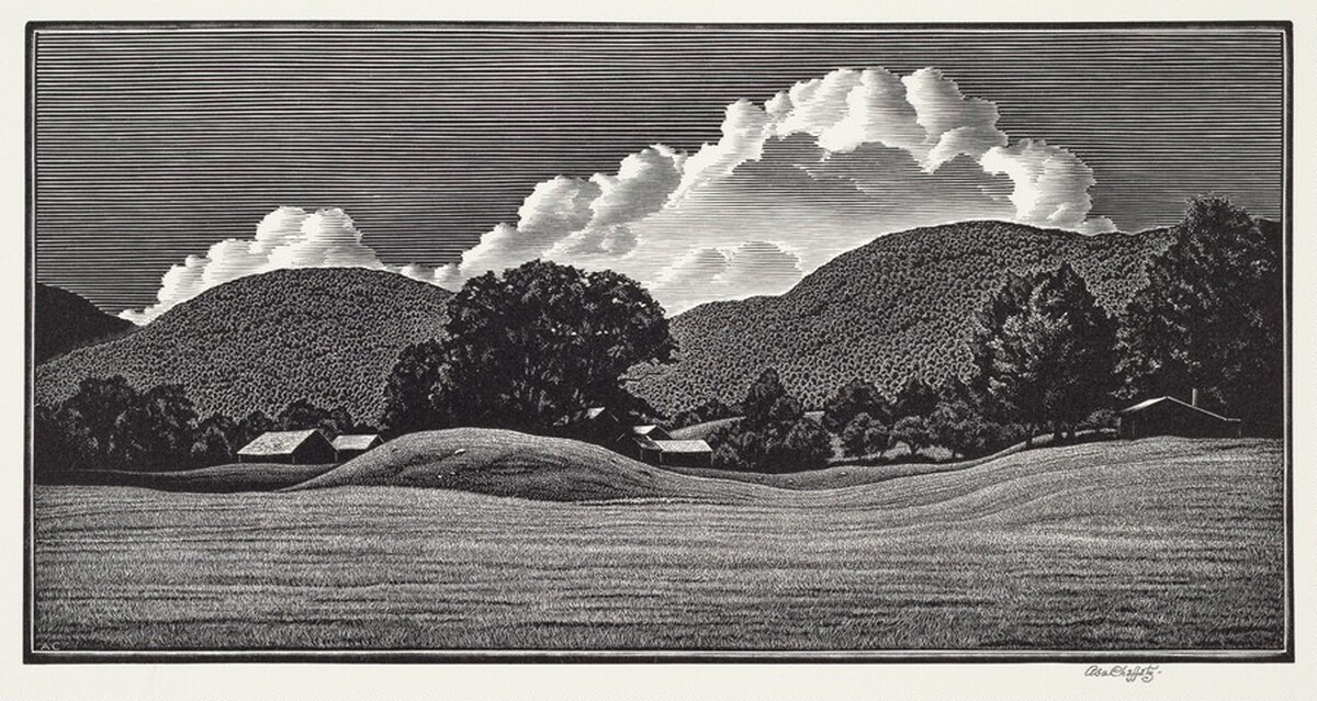 Peaceful Valley (Colebrook, Connecticut) by Asa Cheffetz