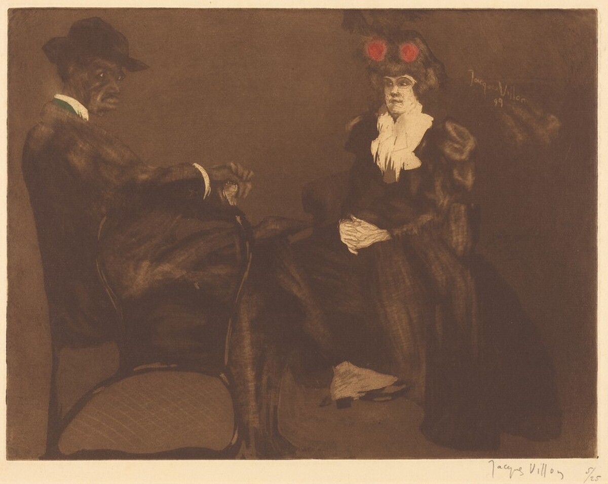 The Lucky Negro (Le nègre en bonne fortune) by Jacques Villon