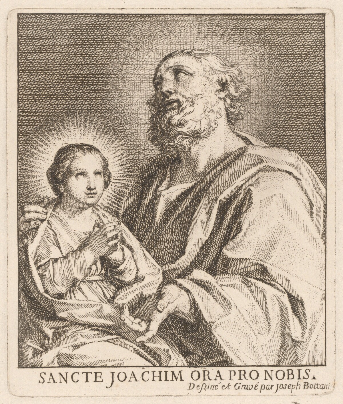 Saint Joachim and the Infant Virgin Mary by Giuseppe Bottani