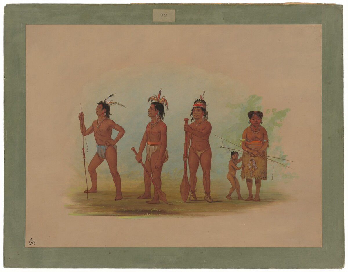 Klatsop Indians by George Catlin