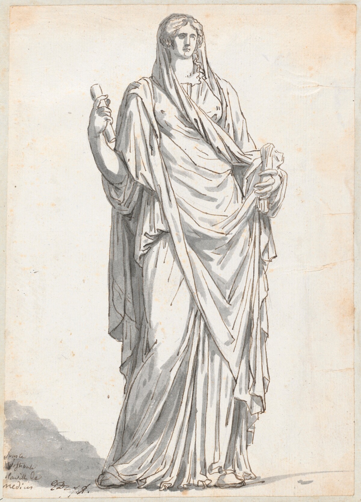 Orante from the Villa Medici by Jacques-Louis David