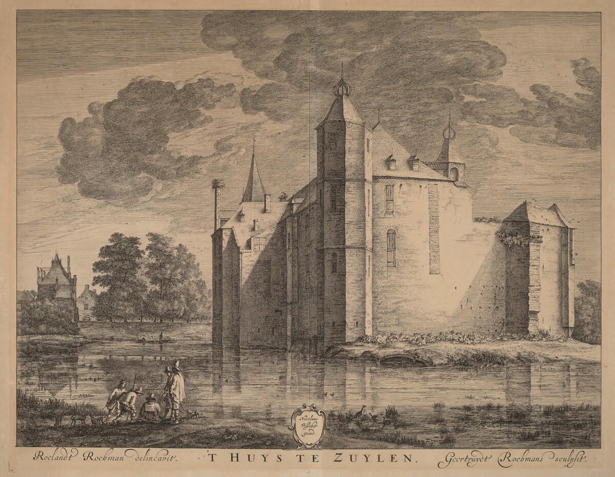 'T Huys te Zuylen by Geertruydt Roghman after Roelant Roghman