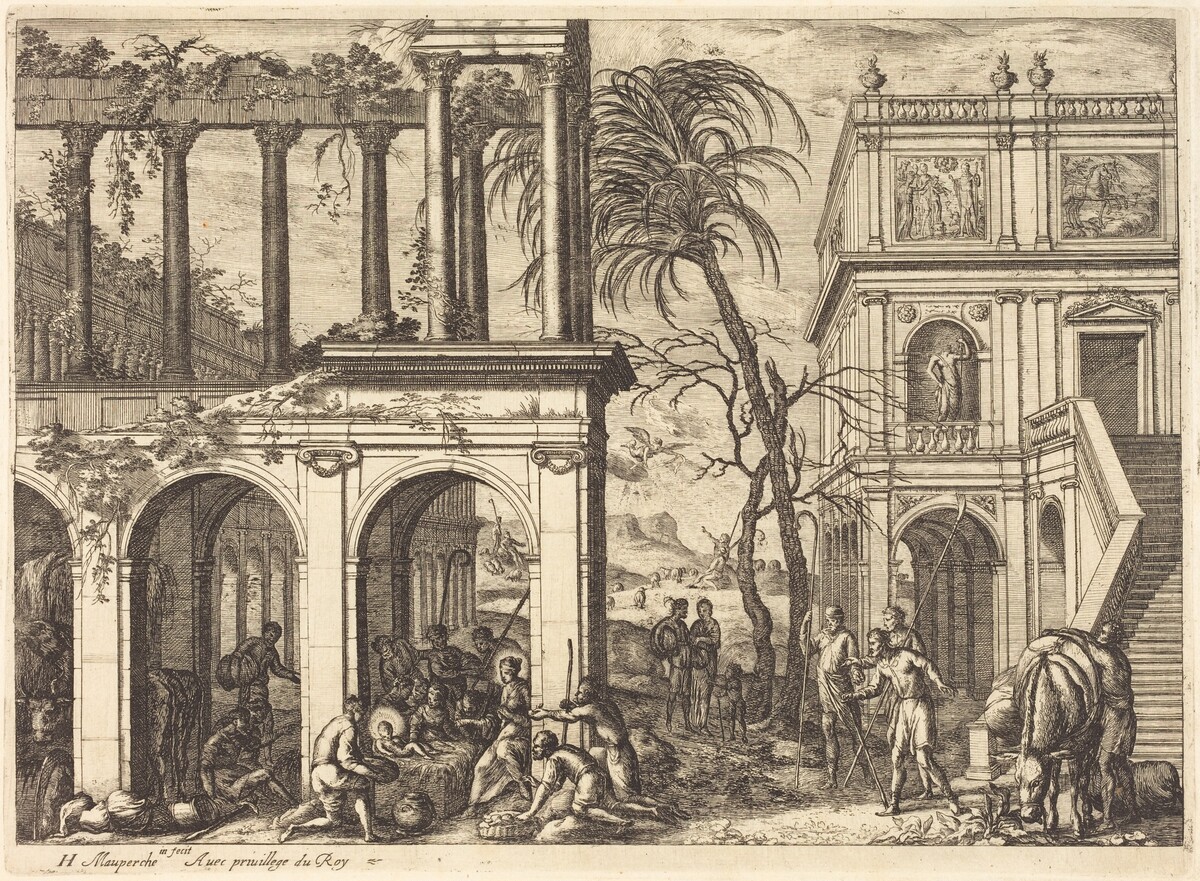 The Adoration of the Shepherds by Henri Mauperche