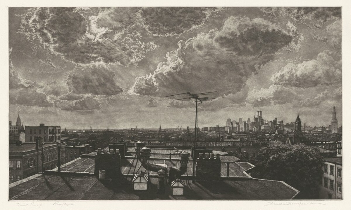 Rooftops by Frederick Mershimer