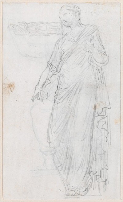Woman in Toga [verso]