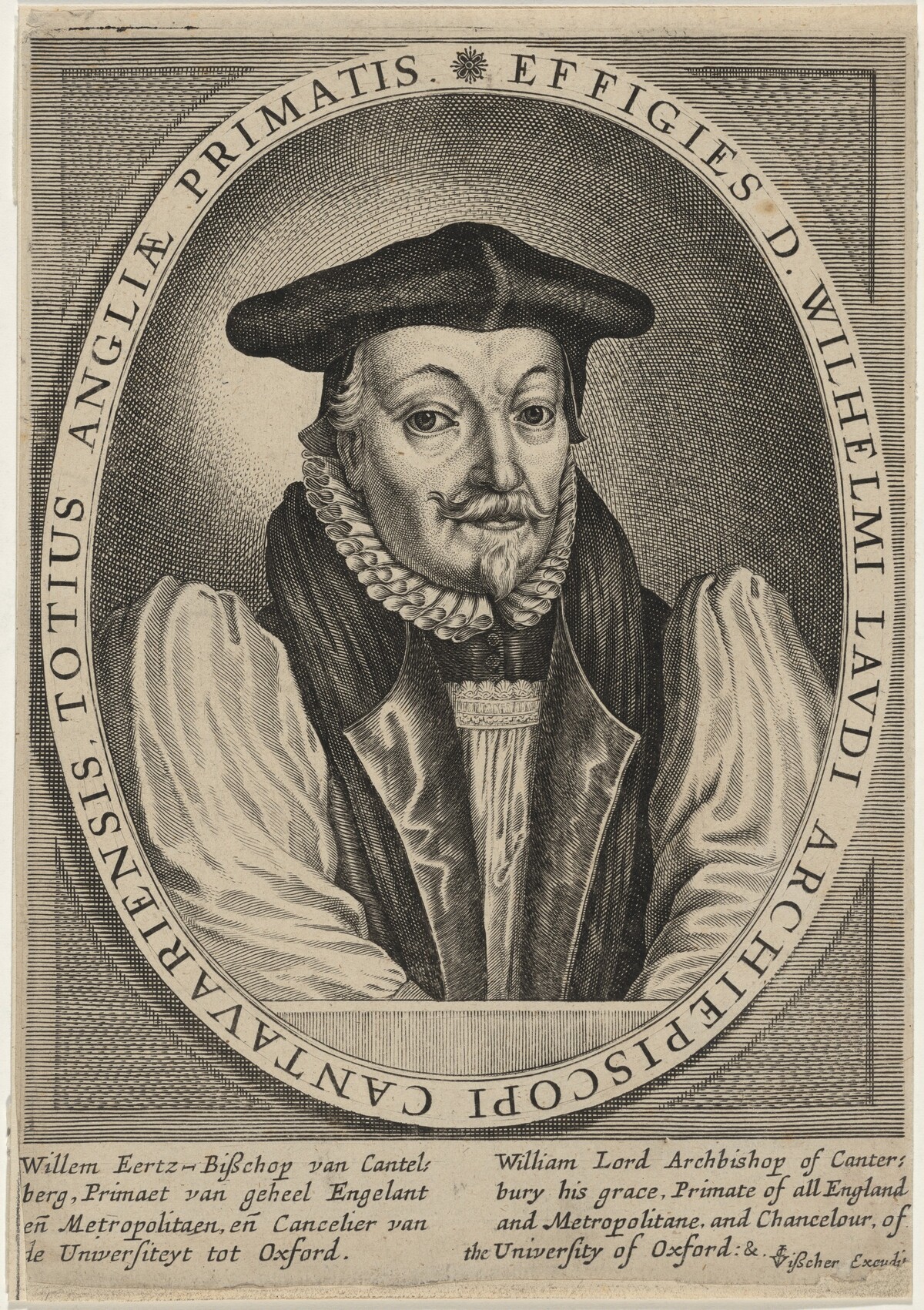 William Laud, Archbishop of Canterbury by Claes Jansz Visscher (publisher)