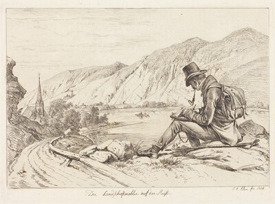 Der Landschaftmaler auf der Reise (The Landscape Painter on Tour)