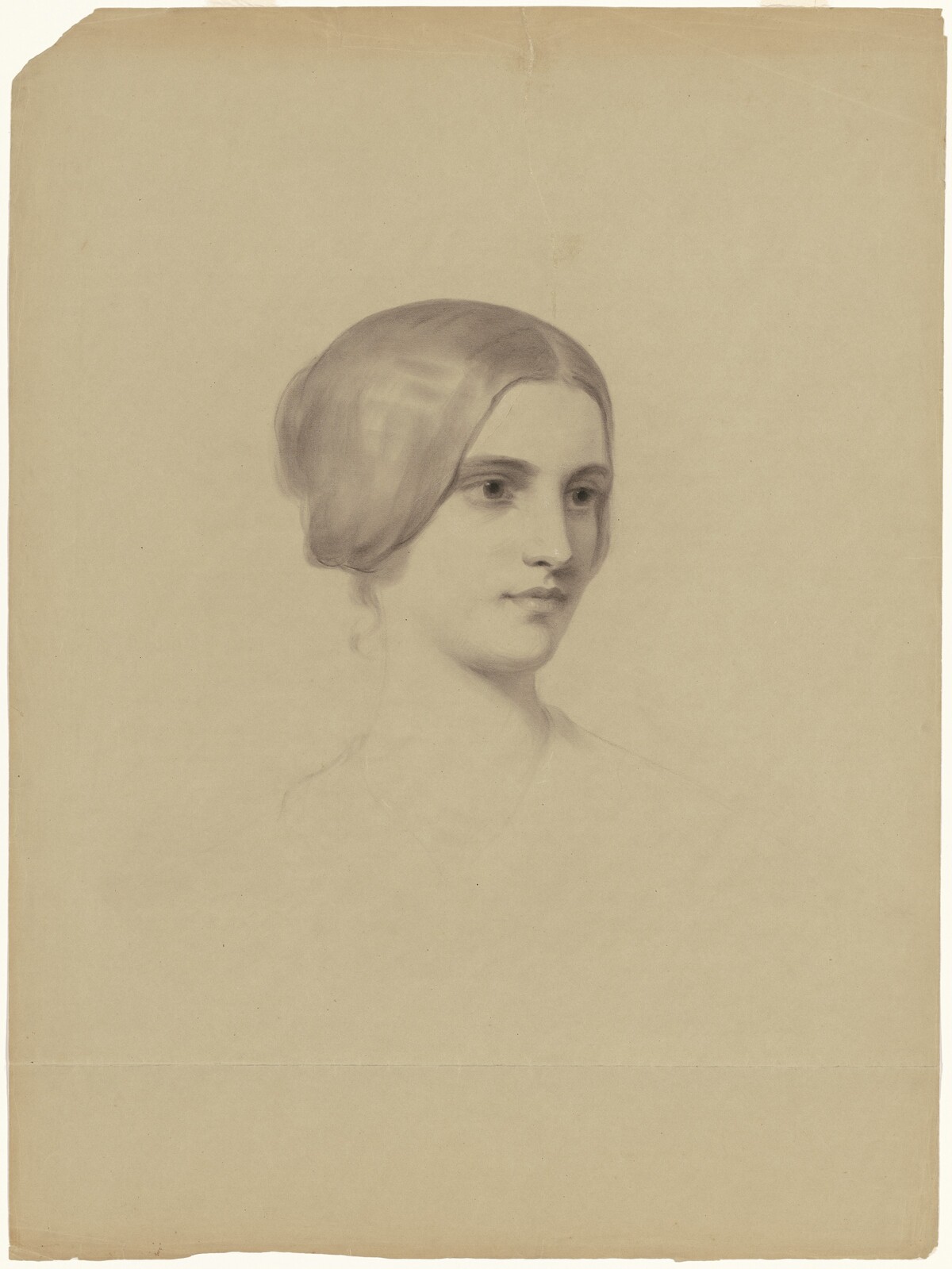 Head of a Young Woman by Seth Wells Cheney