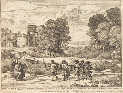 Time, Apollo, and the Seasons (Le Temps, Apollon et les Saisons)
