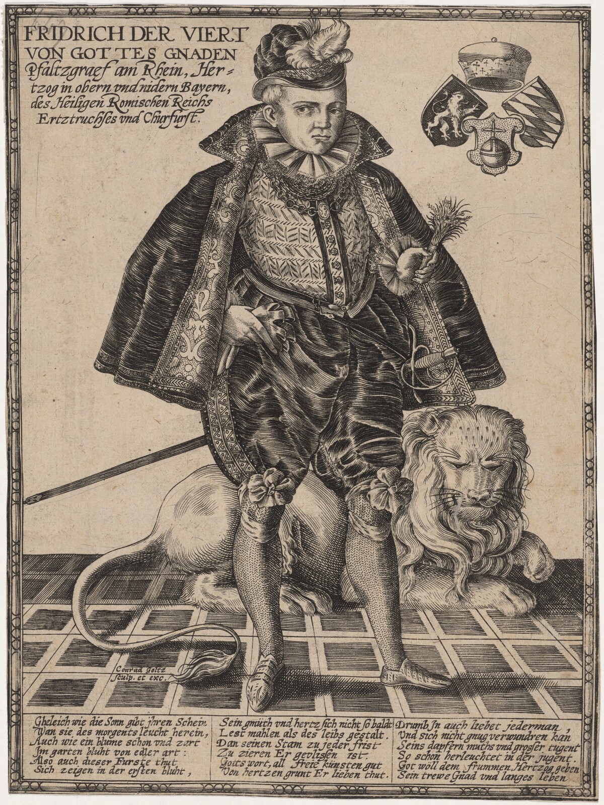 Frederick IV by Conrad Goltzius