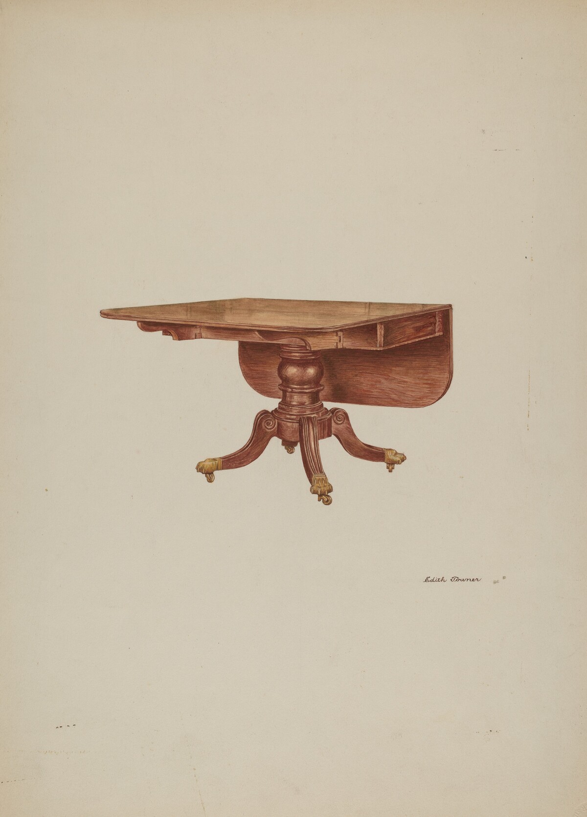 Table, Drop-leaf by Edith Towner