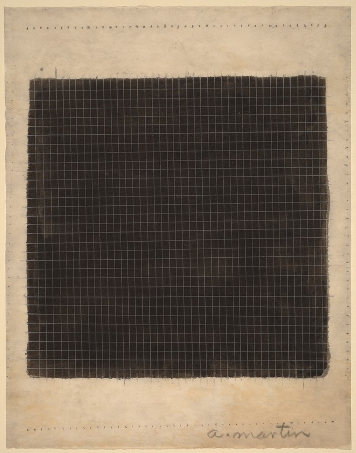 Night by Agnes Martin