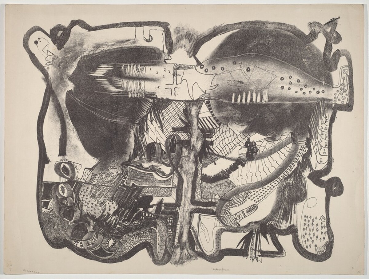 Lebensbaum (Tree of Life) by Gerhard Altenbourg