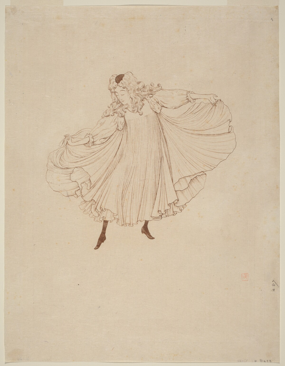 Loïe Fuller by Théo van Rysselberghe