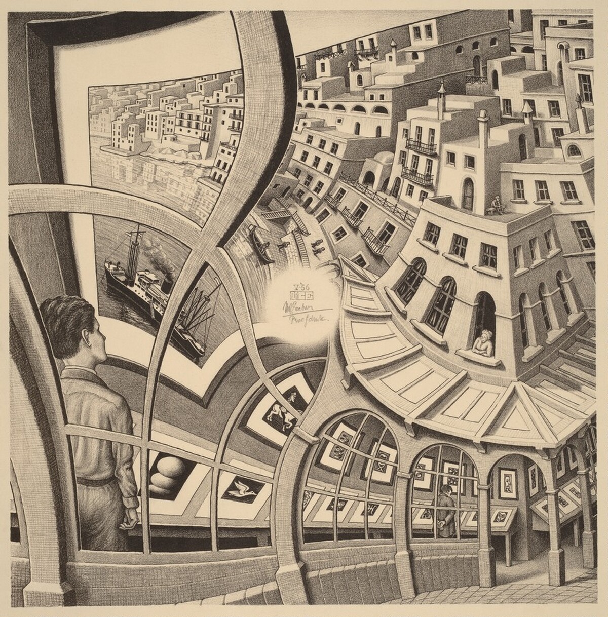 Print Gallery by M.C. Escher
