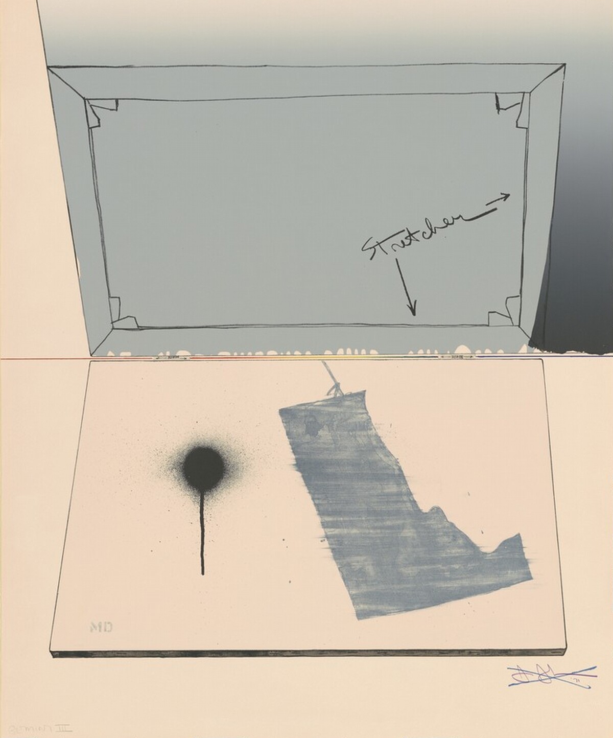 Hinged Canvas by Jasper Johns