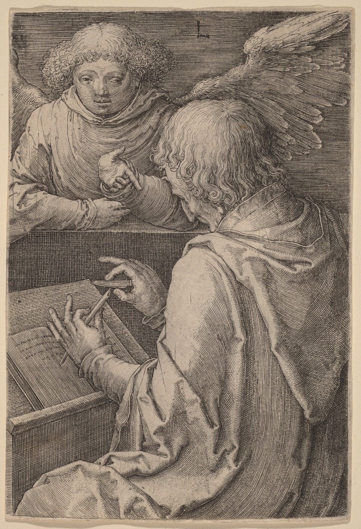 Saint Matthew by Lucas van Leyden