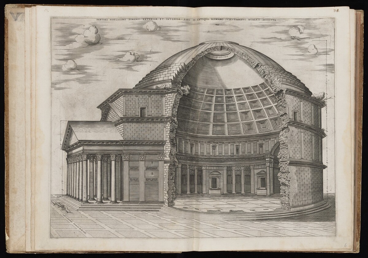 The Pantheon by Italian 16th Century, published by Antonio Lafreri