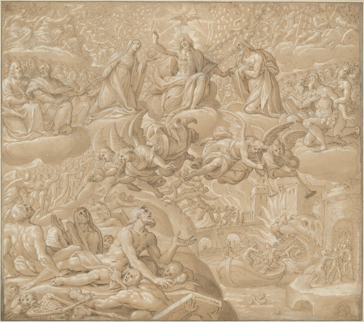 The Last Judgment by Giovanni Mauro della Rovere