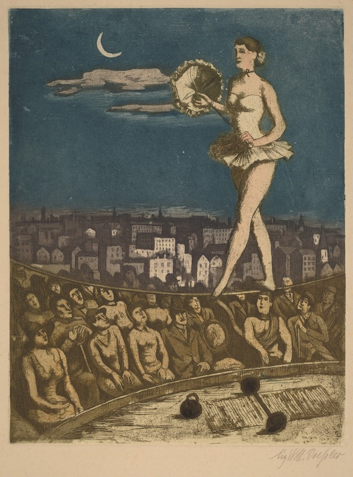 Tightrope Dancer by August Wilhelm Dressler