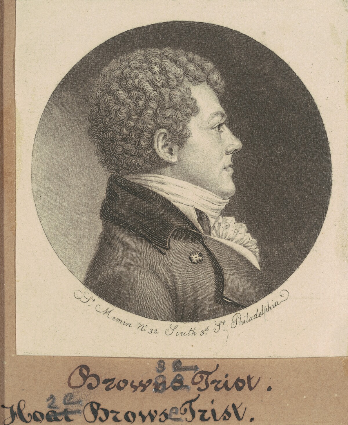 Hore Browse Trist by Charles B. J. Févret de Saint-Mémin