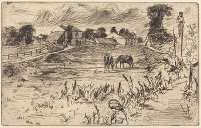 Landscape with Horses