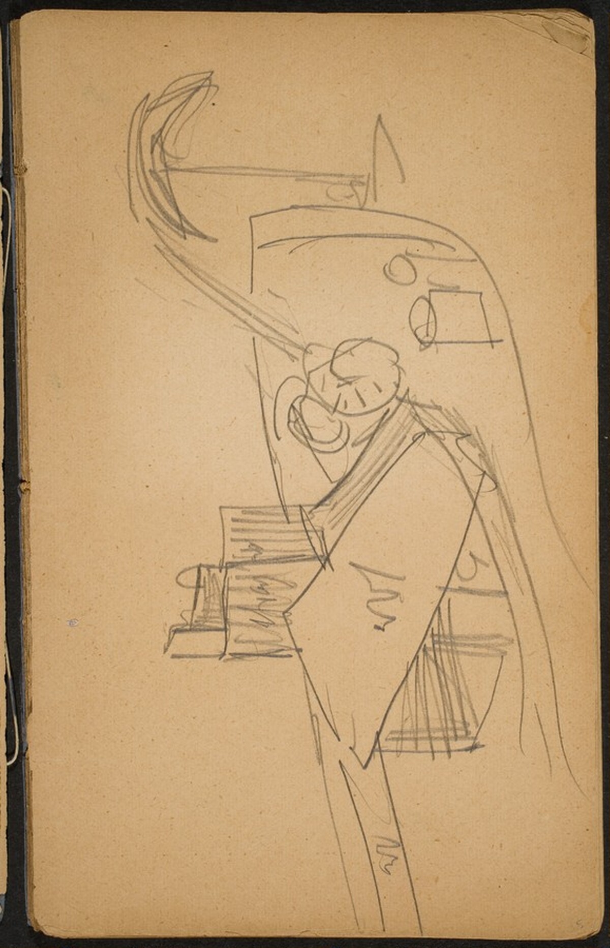 Kahn, Detail (Ship, Detail) [p. 5] by Max Beckmann