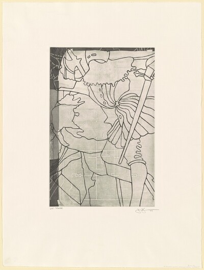Untitled (Geldzahler) [state proof of 2nd state]
